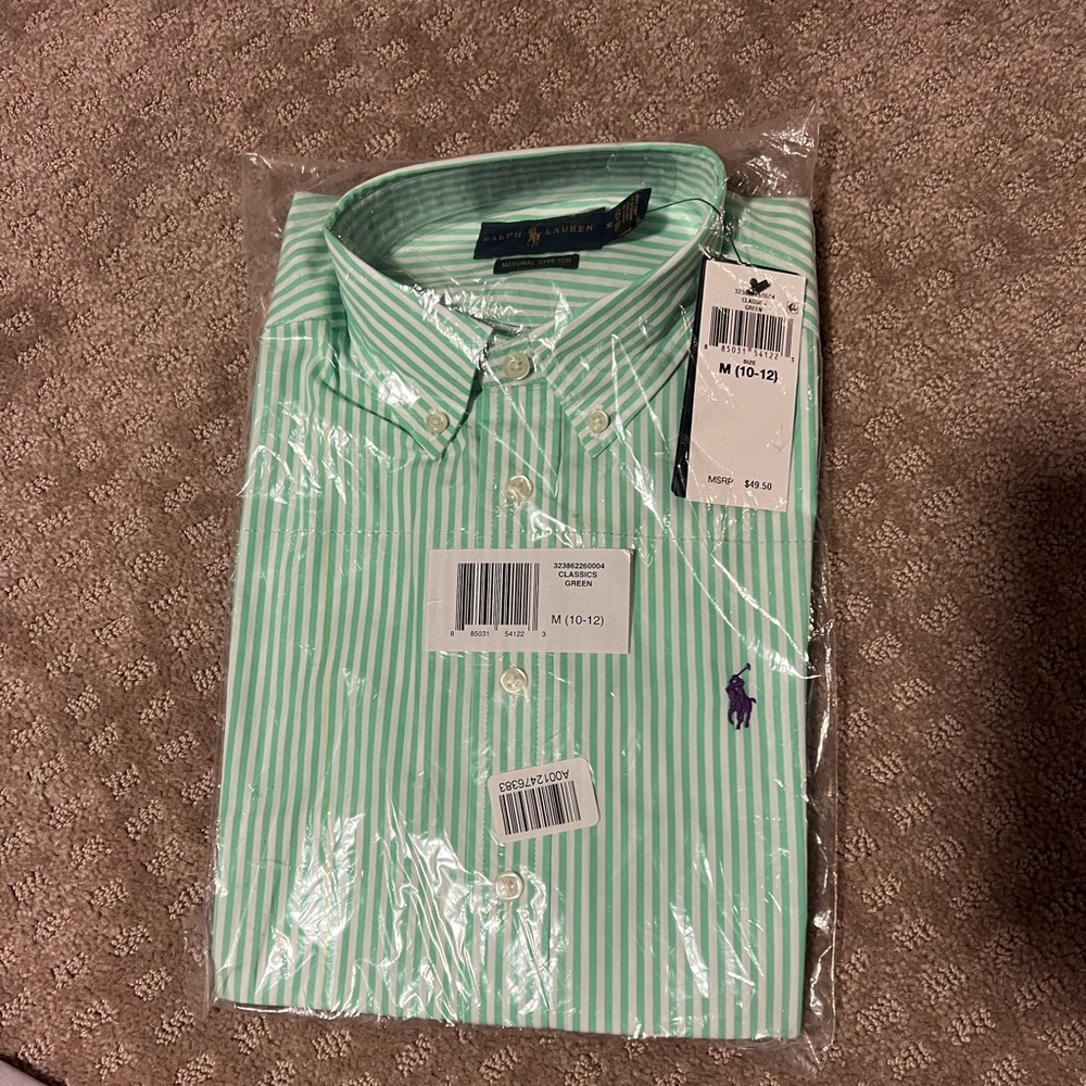 Boys Ralph Lauren long sleeve dress shirt